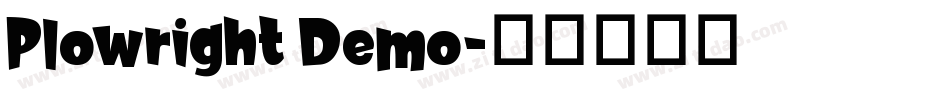 Plowright Demo字体转换